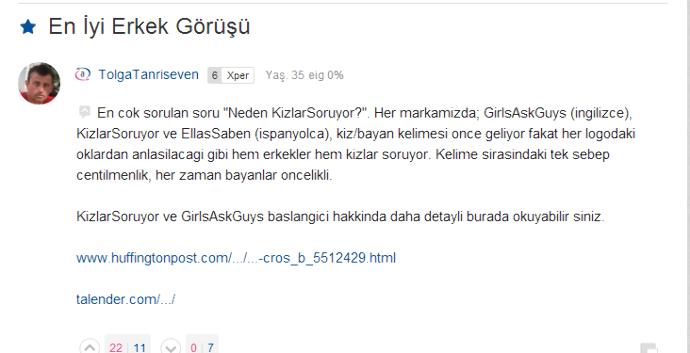 KızlarSoruyor Kullanım Kılavuzu