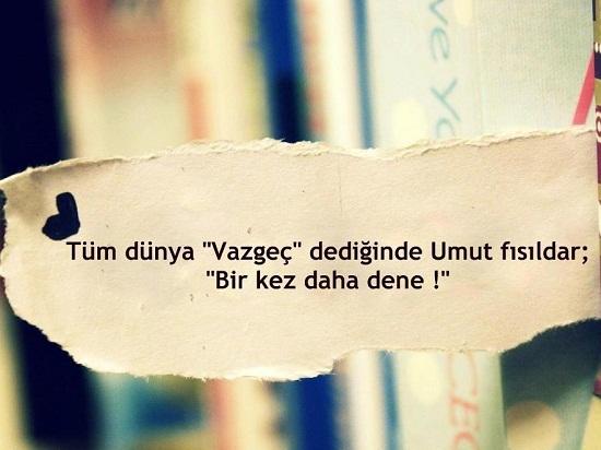 Bu Yazı Vazgeçmişlere İthafen Yazılmıştır