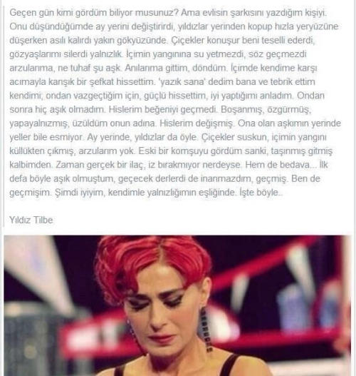 Aşkın ve Yalnızlığın Kadını: Yıldız Tilbe