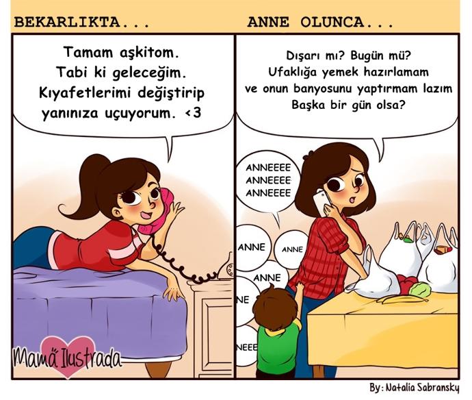 Annelik ÜzerineTrajikomik Durumlar