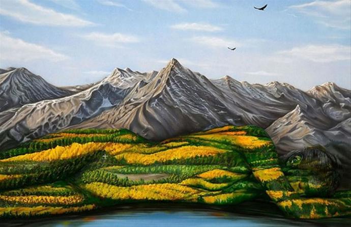 Estetik Harikası Kadın Vücudu Kullanılarak Yapılan Sanat Eserleri