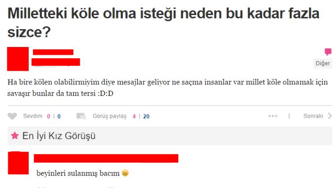 Köle Mesajlarına Verdikleri Tepkiye Göre Kızlar
