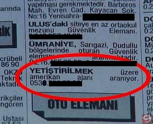 Güzel Yurdumun Güzel İş İlanları
