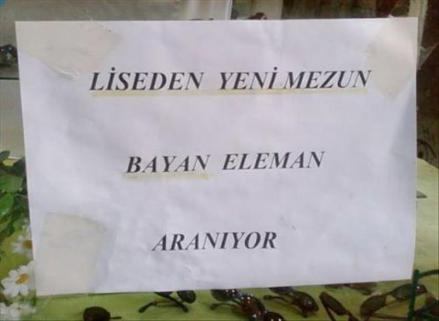 Güzel Yurdumun Güzel İş İlanları