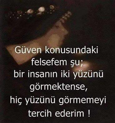 Bir insan önce güven kokmalı