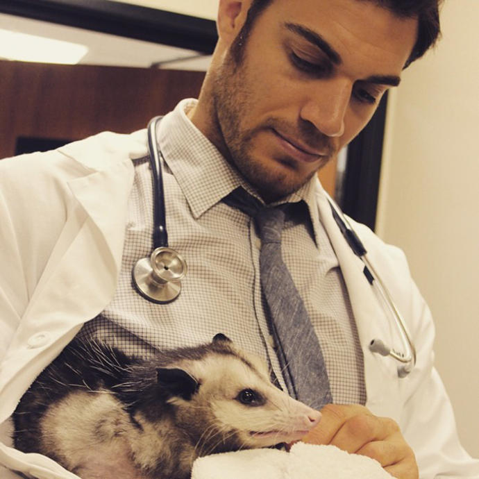 Dünyanın En Yakışıklı Veterineri ve Onun Dünya Tatlısı Hastaları