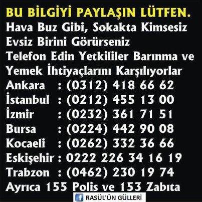 Evsizlere yardım edin duyarsız olmayın !