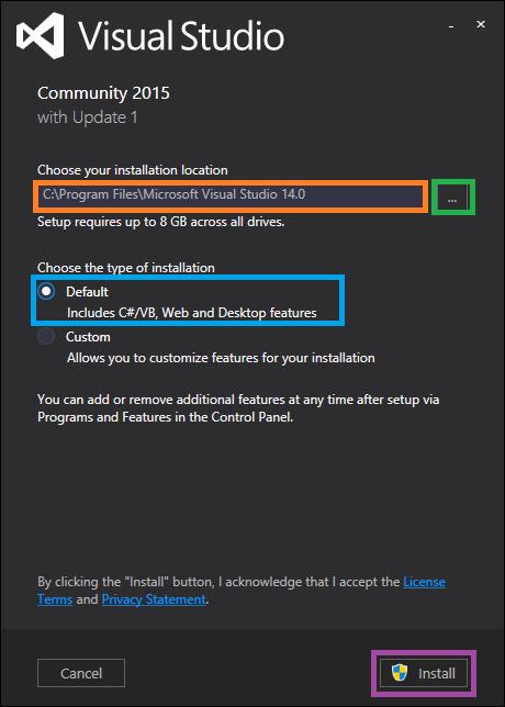 Ders 1 : Visual Studio Community 2015 Kurulumu