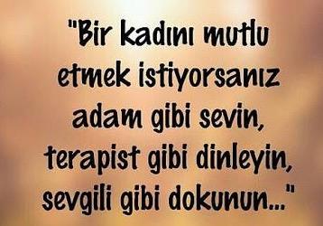 Adam gibi sevin