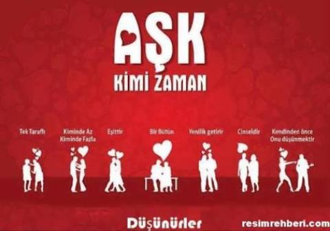 Aşkın Bir Tek Anlamı Yoktur!
