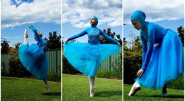 Bir Farklı Balerin: Tesettürlü Balerin 