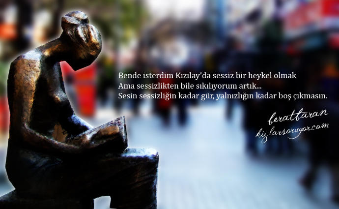 Sessizce sıkılıyorum