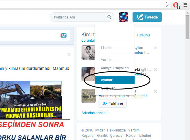 Twitter hesabı nasıl silinir?