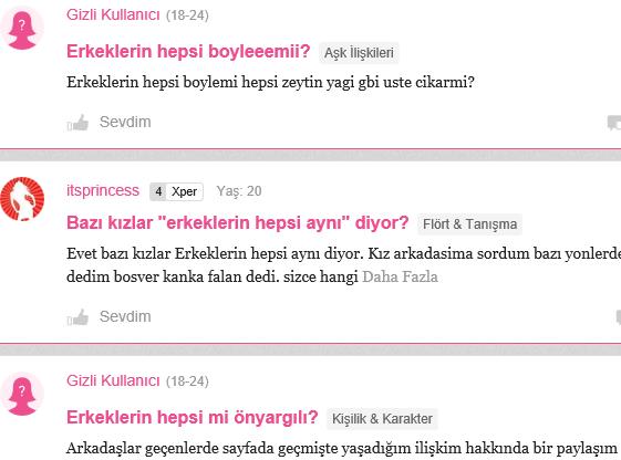 Erkek mi ? ; Erkek Adam mı? Yoksa...