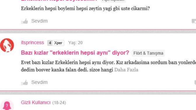 Erkeğe benzeyen mi? Erkek Adam mı?