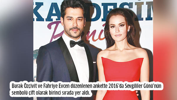 2016 Sevgililer Günü'nün Sembol Çifti Fahriye Evcen - Burak Özçivit Oldu!