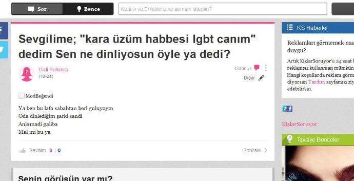 Bir Başkadır KizlarSoruyor'un Trolleri