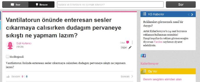 Bir Başkadır KizlarSoruyor'un Trolleri