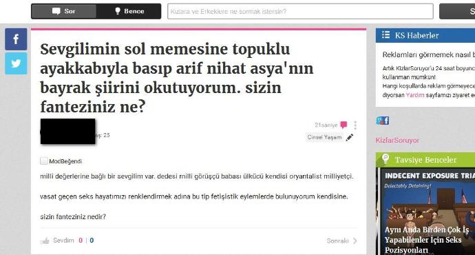 Bir Başkadır KizlarSoruyor'un Trolleri