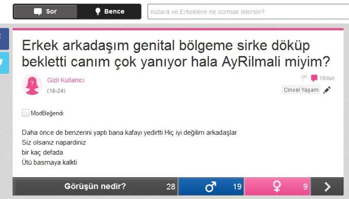 Bir Başkadır KizlarSoruyor'un Trolleri