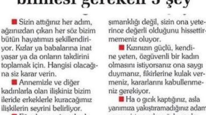 Babasız Büyümek, Büyümeye Çalışmak