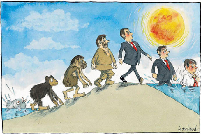 Modern Hayatımıza Dair Eleştirel Ve Güldüren Evrim Karikatürleri