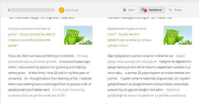Dil Öğrenmek İsteyenler İçin İdeal Bir Uygulama: Duolingo!
