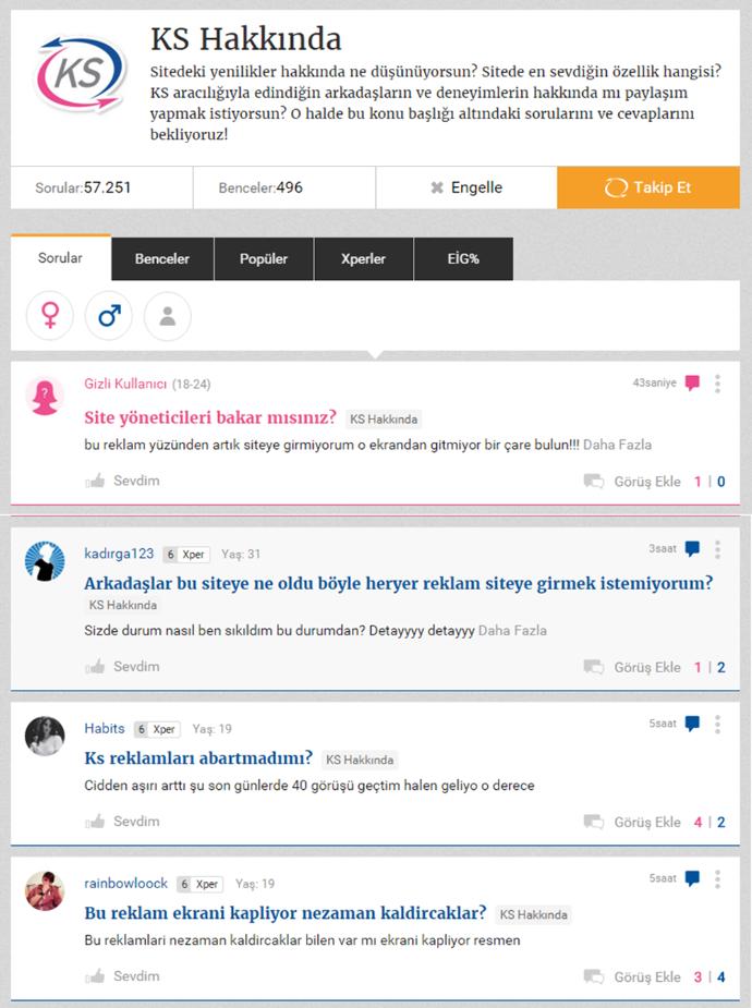 KızlarSoruyor'da Reklamlardan Kurtulma Yöntemleri