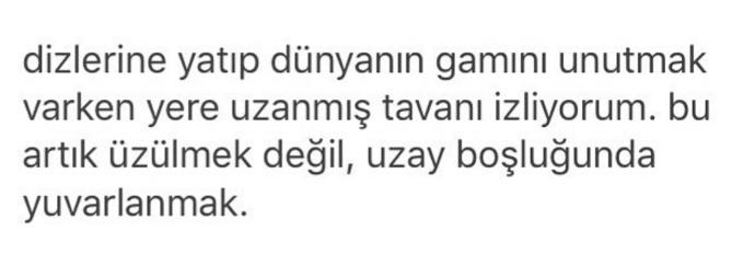 Kendime Gelemiyorum