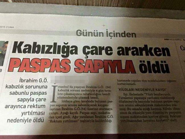 Beynimizi Dumura Uğratan Yurdum Haberleri