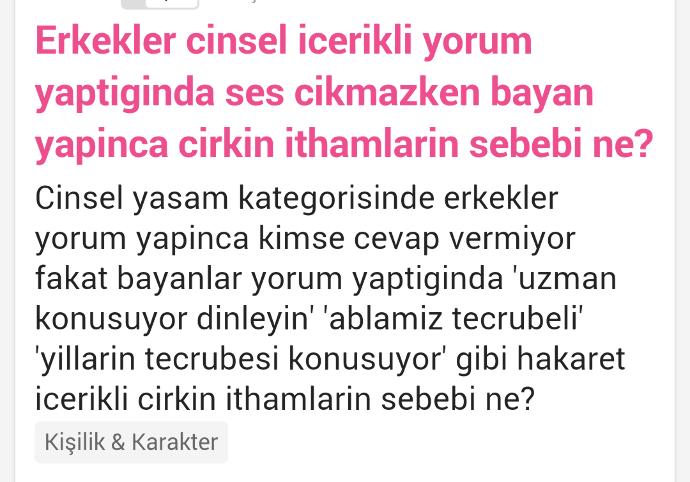Cinsellik Kategorisinde Paylaşım Yapan Kızlar "Aranıyor" mu?