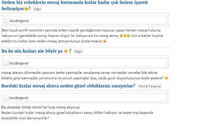 KizlarSoruyor'da Mesajlarına Cevap Alan Mavili Üye Olmak İsteyenlere Tavsiyeler