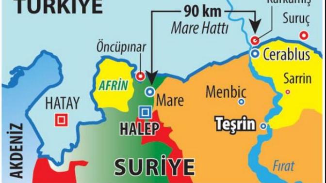 Suriyenin Kuzeyinde Pkk/Ypg Kantonları Birleşirse Olabilecek Bir Kaç ihtimal!