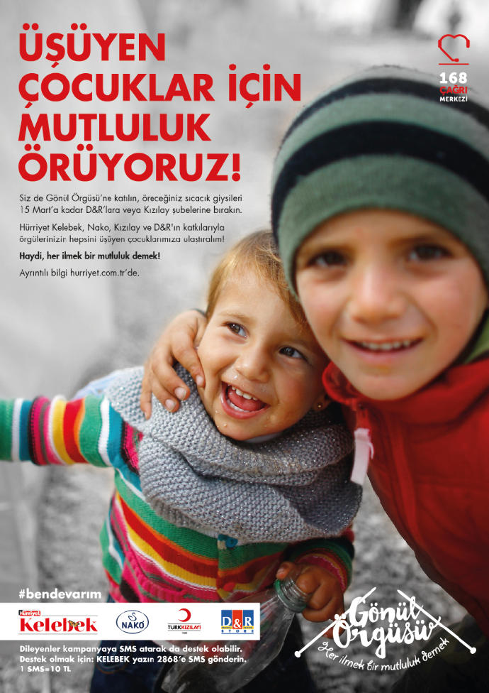 Üşüyen Çocukları Isıtmaya Sende Var mısın? (Gönül Örgüsü)