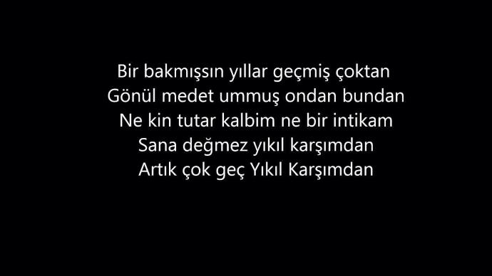 Sen De Çok Acılar Çektin Biliyorum