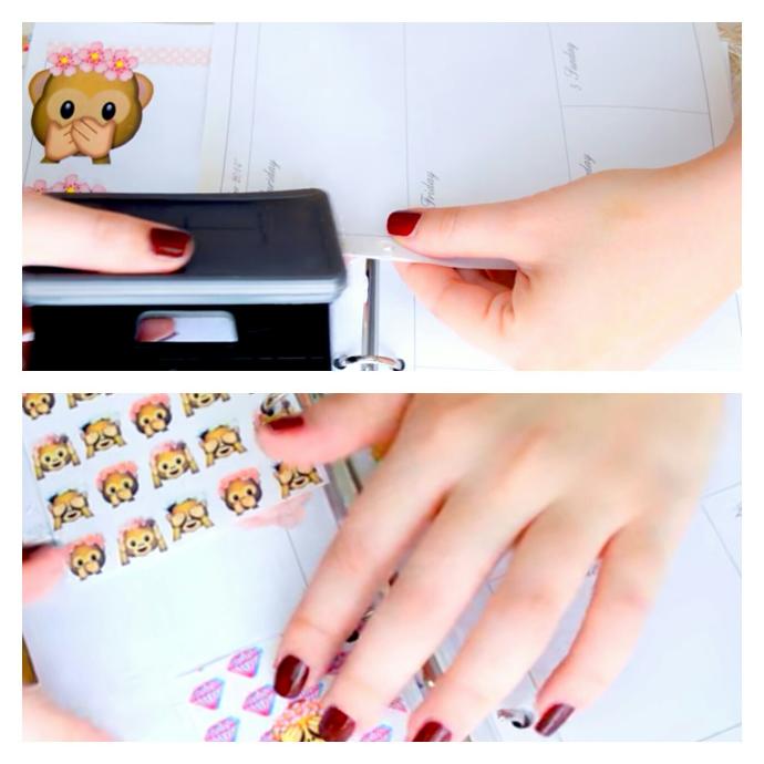 DIY: Ajanda Süsleme - 3 Maymuncuk Temalı 🙈🙉🙊