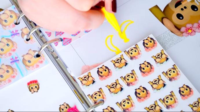 DIY: Ajanda Süsleme - 3 Maymuncuk Temalı 🙈🙉🙊
