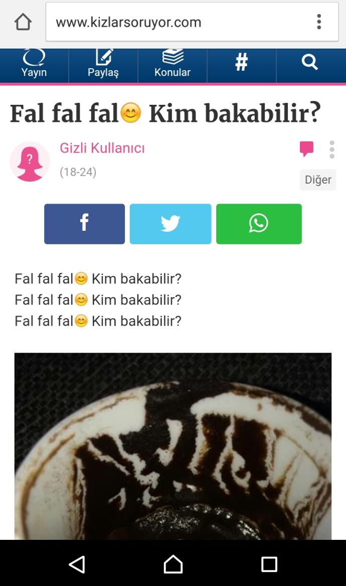 Kızlar soruyor 'da gına getiren sorular.