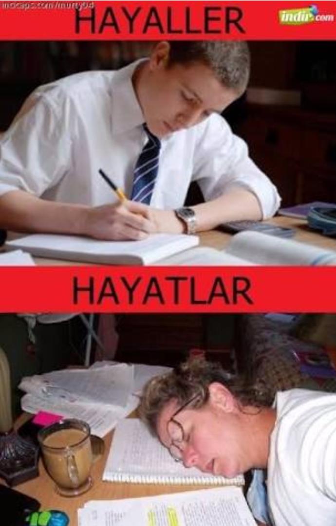 Hayallerinizden vazgeçerseniz başkasının hayatını yaşarsınız.