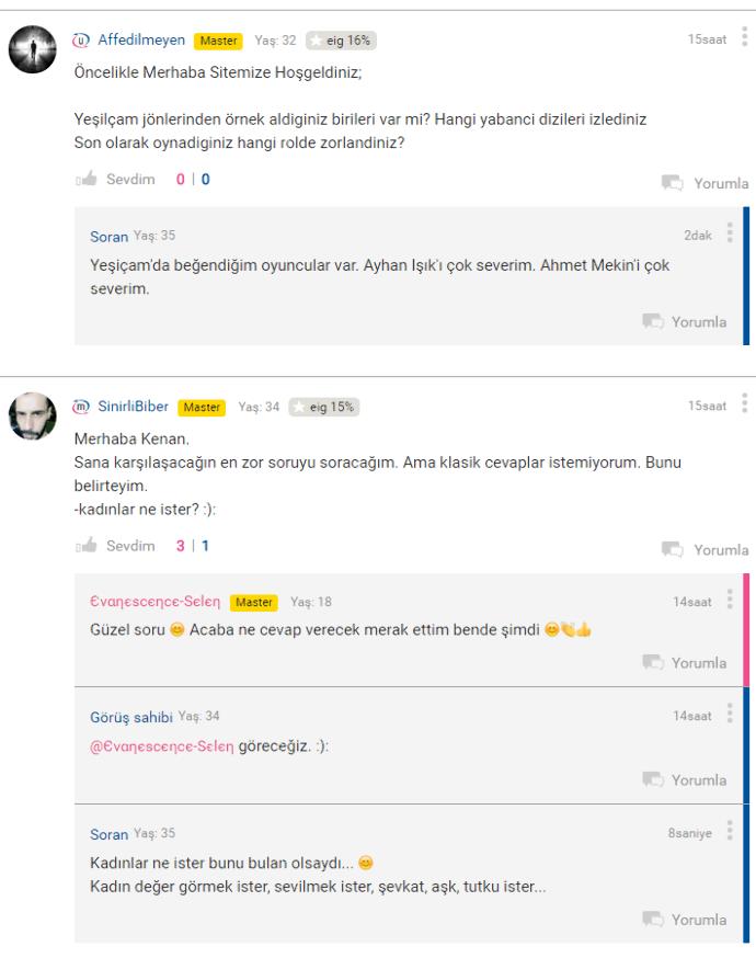 KizlarSoruyor'da Kenan Ece Röportajından Öne Çıkan Paylaşımlar