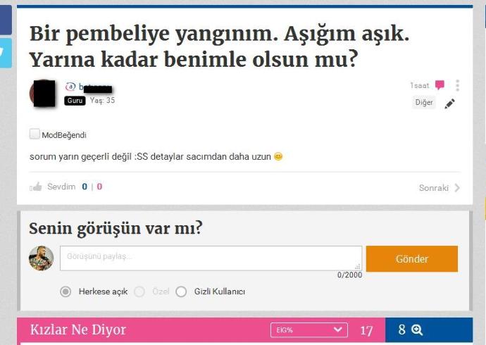 KizlarSoruyor'da 1 Nisan Böyle Geçti