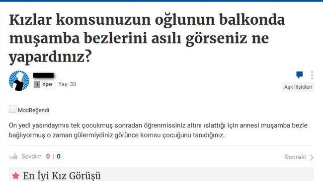 KizlarSoruyor'un Efsane Spam Soruları