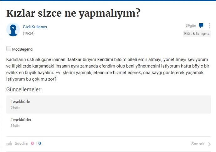 KizlarSoruyor'un Efsane Spam Soruları