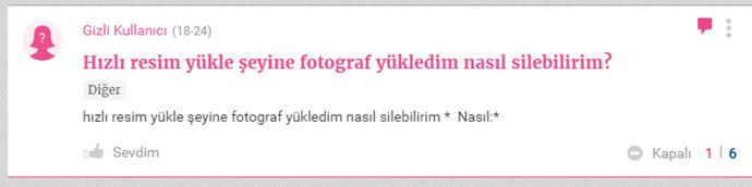 Hızlı Resime Fotoğraf Yükleyip Nasılım Sorusu Soranların Dikkatine!
