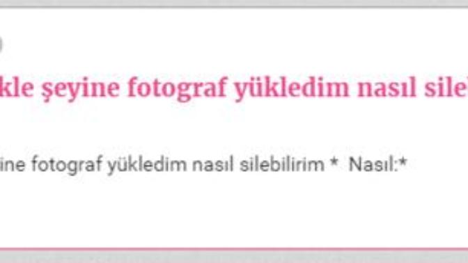 Hızlı Resim Aracılığıyla Fotoğraf Yükleyip Nasılım Sorusu Soranların Dikkatine!