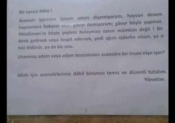 Apartman Yöneticilerinin Astığı Komik İlanlar