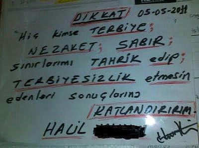 Apartman Yöneticilerinin Astığı Komik İlanlar