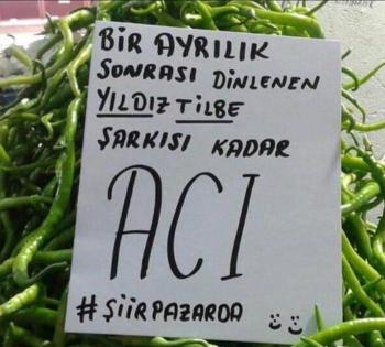 Şiir Nerde ? Tabi ki Şiir Pazarda