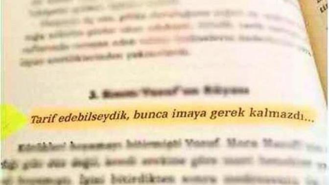 Tarif Edebilseydik Bunca İmaya Gerek Kalmazdı