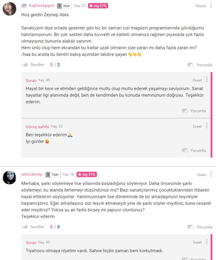 KizlarSoruyor'da Zeynep Casalini Bizlerle Birlikte Oldu